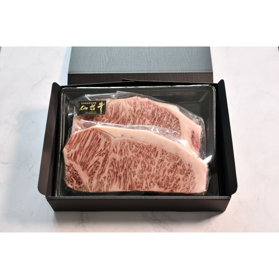 ＜杜の都のお肉屋さん むらかみ商店＞仙台牛 サーロインステーキ A5等級270g×2