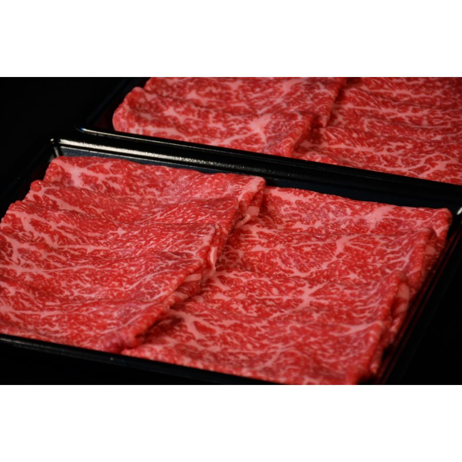 ＜杜の都のお肉屋さん むらかみ商店＞仙台牛  霜降り肩ロース500g×2＆赤身ももスライス 400g×2 A5等級