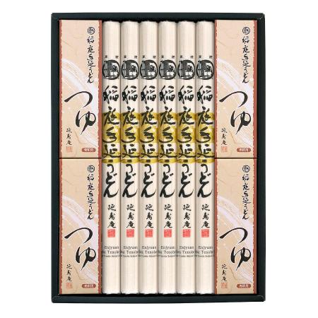 ＜延寿庵＞稲庭手延うどん詰合せ小町－５０ＴＡ うどん120ｇ×6束、めんつゆ30ｇ×3袋×4箱