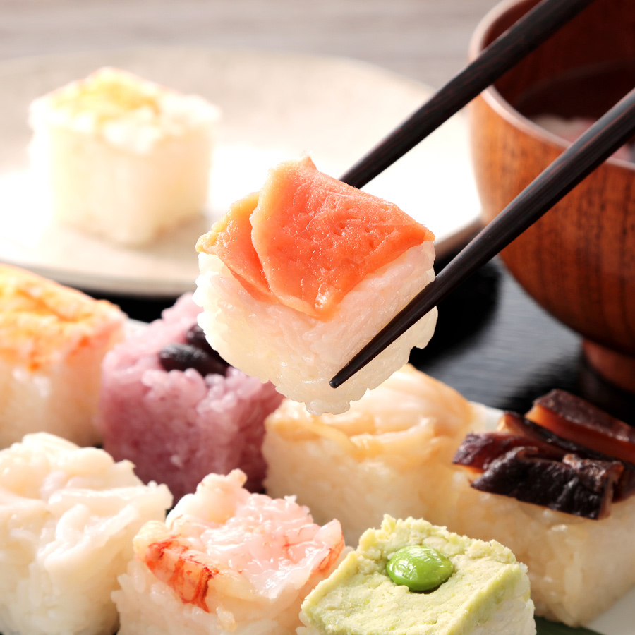＜海星＞さいころ寿司10種詰合せ