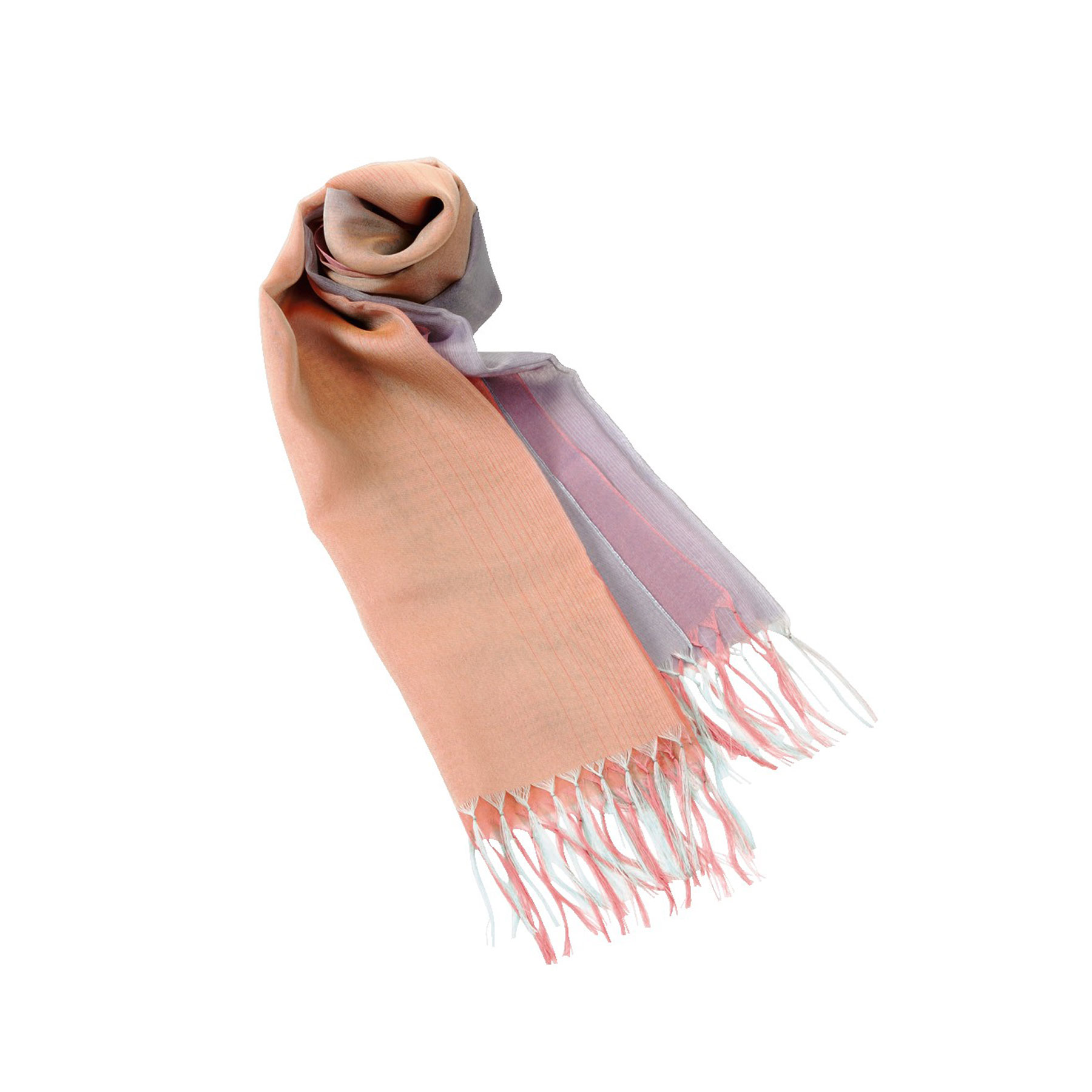 山形の絹 最上 米沢織り ショール⁉️ 絹100% - マフラー/ショール