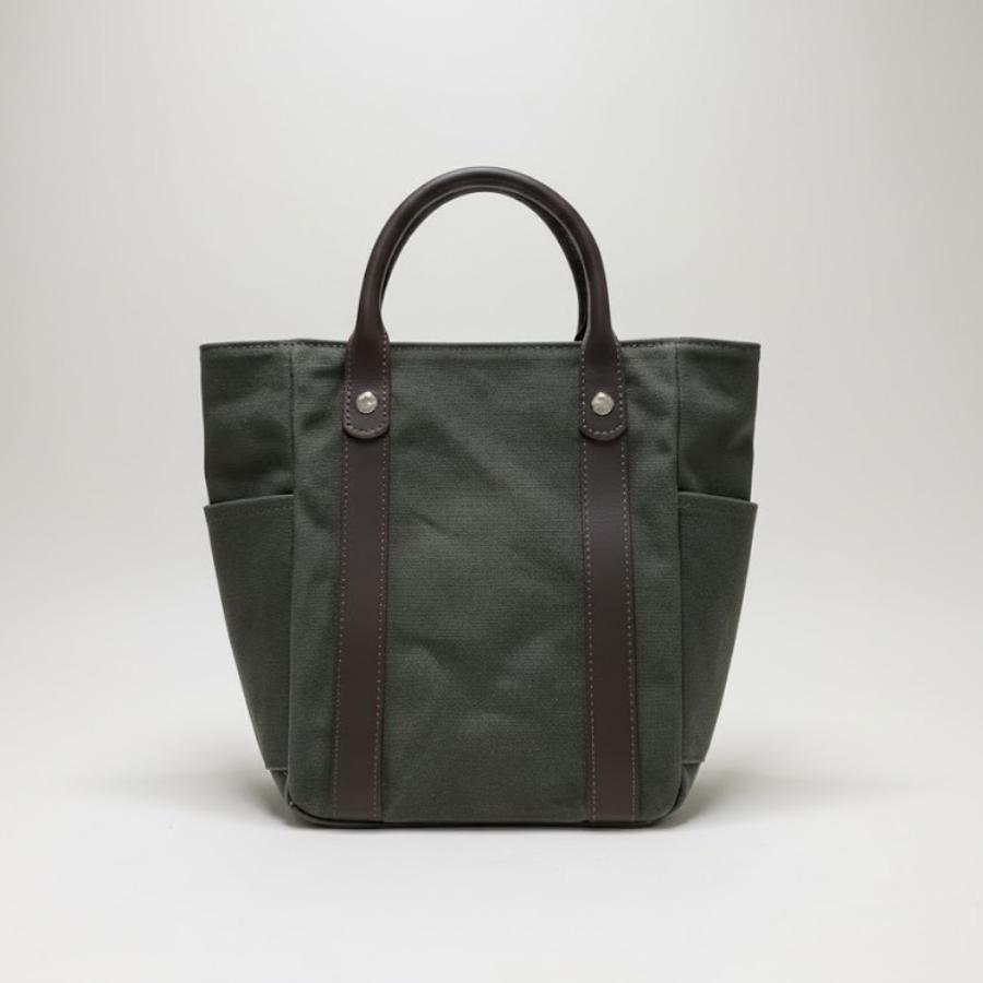 <日乃本帆布>帆布小トート(革)OD(N)