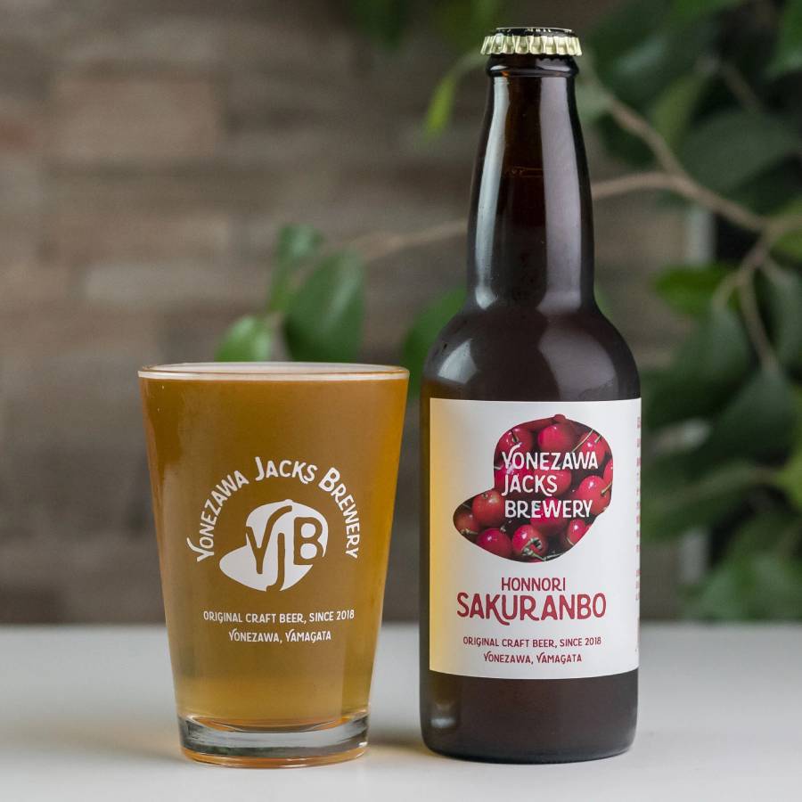 <米沢ジャックスブルワリー>クラフトビール(ほんのりさくらんぼ)330ml×3本