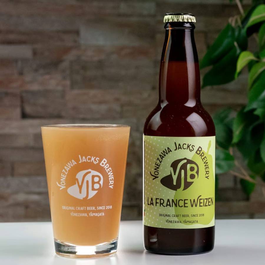 <米沢ジャックスブルワリー>クラフトビール(ラ・フランスヴァイツェン)330ml×3本