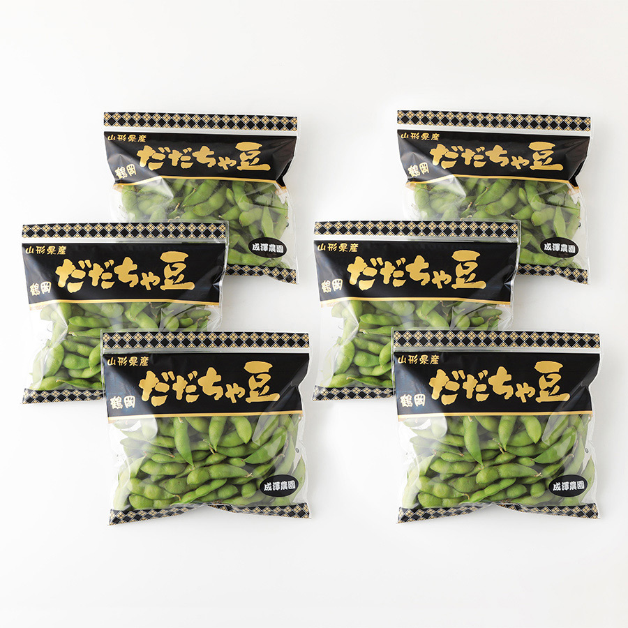 <成澤農園>鶴岡産だだちゃ豆(生豆)250g×6袋
