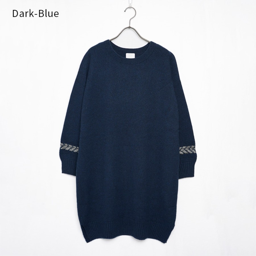 <maalisukuu>ウール/アンゴラ プレスジャガードチュニック/フリーサイズ