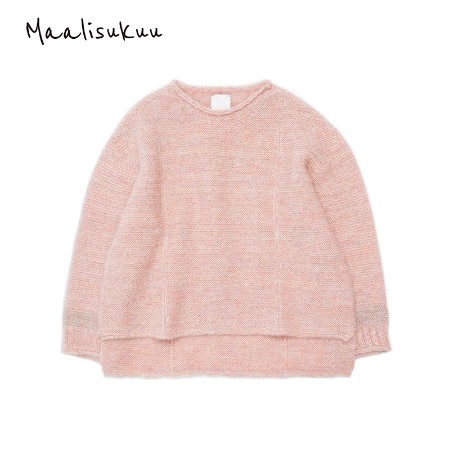 ＜maalisukuu＞ウール/モヘヤ　ニットプルオーバー／フリーサイズ