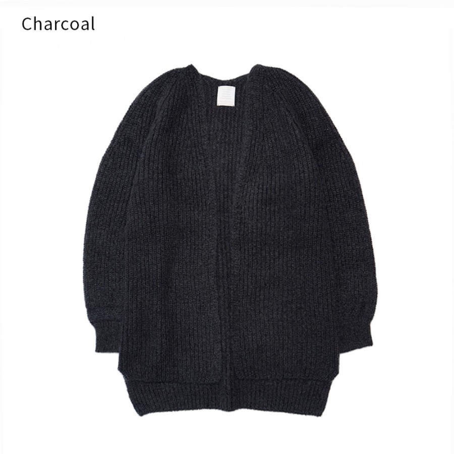 ＜maalisukuu＞ウール/モヘヤ　ニットカーディガン／フリーサイズ