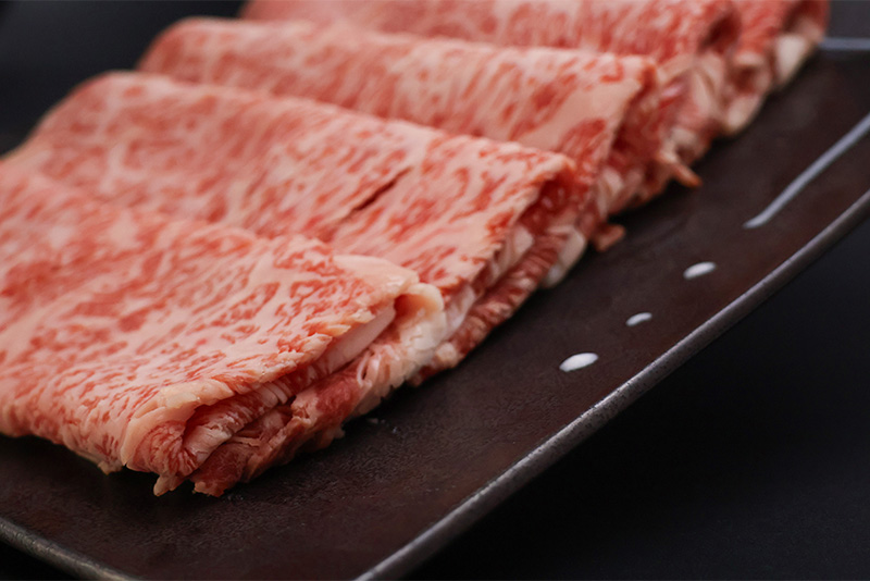 「幸生牛」すき焼き用 (ロース) 1kg(500g×2)