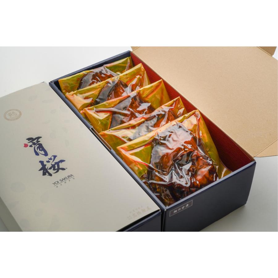 <高橋鯉屋>自社養殖ブランド鯉「宵桜」の甘煮5袋