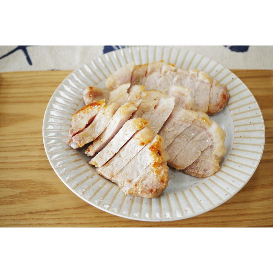 <レストランヒロミチ>認定山形豚ロースの塩こうじ漬け2枚×4パック(100g×8枚)