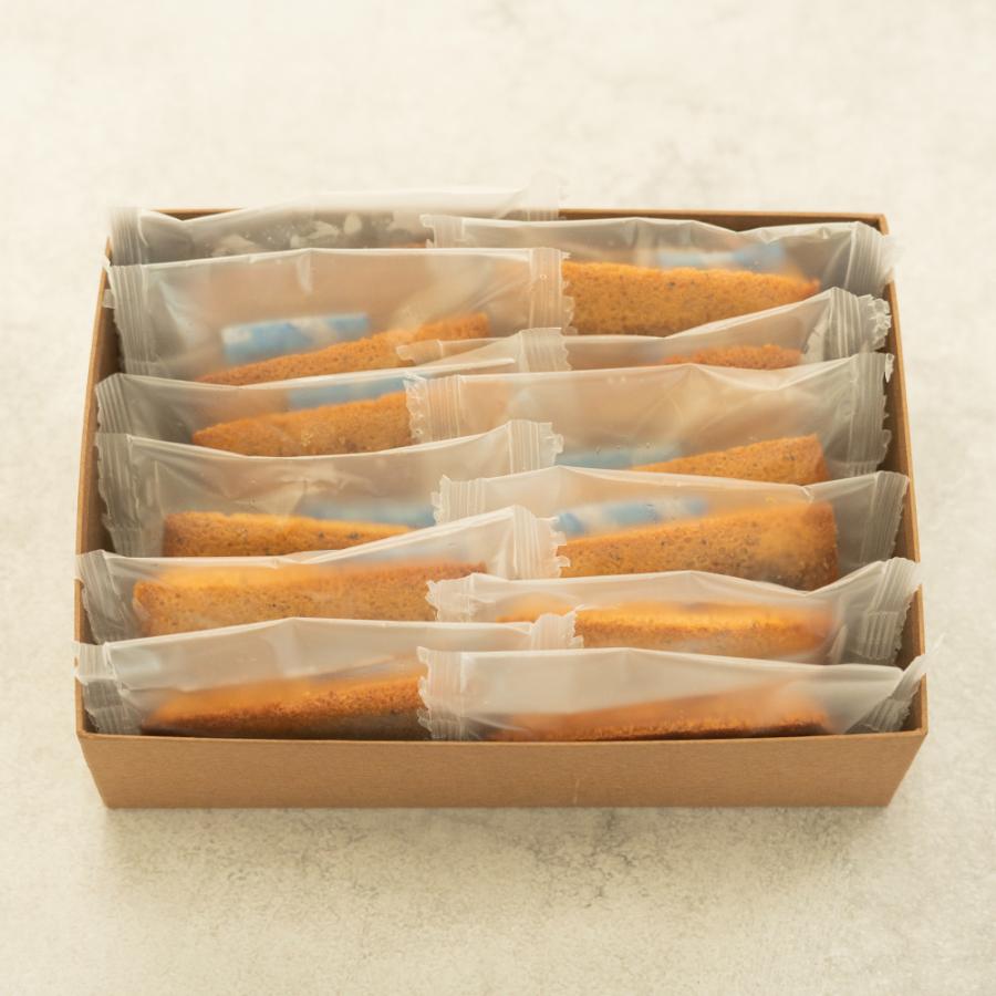 <レストランヒロミチ>焦がしバターたっぷりの来迎寺在来種そば粉&韃靼そばのフィナンシェ12個入り