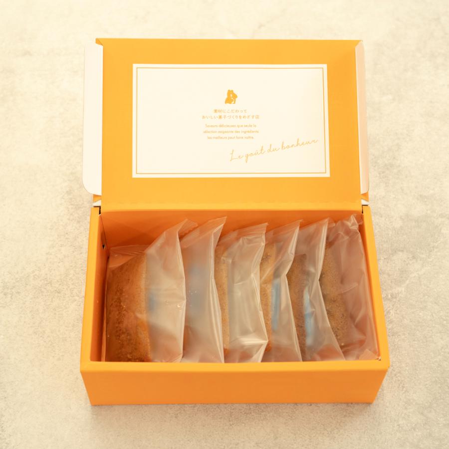 <レストランヒロミチ>焦がしバターたっぷりの来迎寺在来種そば粉&韃靼そばのフィナンシェ6個入り