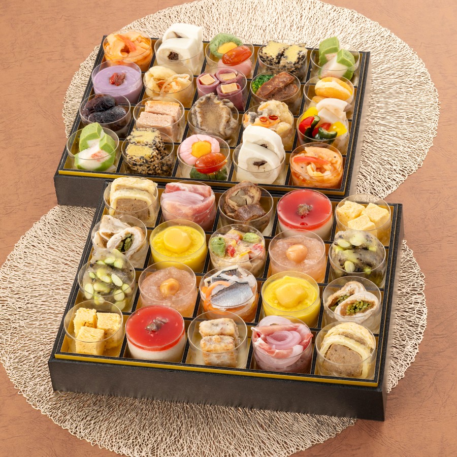 ＜レストランヒロミチ＞フレンチおせち＜フルール＞二段重27品目（冷蔵便）2～3人前【12月31日お届け】