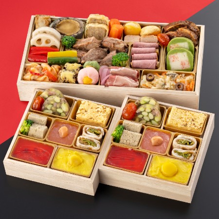 ＜レストランヒロミチ＞フレンチおせち＜ソレイユ＞二段重23品目（冷蔵便）2～3人前【12月31日お届け】