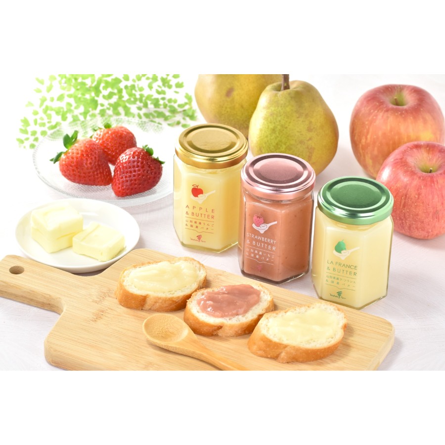＜たかはたファーム＞フルーツ＆バター6個詰合せ