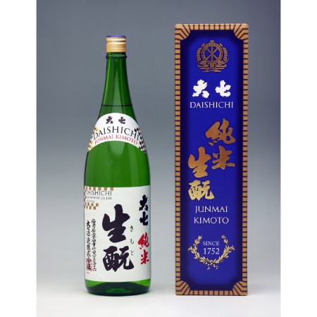 ＜大七酒造＞純米生もと１.８Ｌ