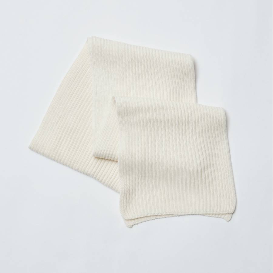 <ザ・クロークルーム>Loro Pianaウールのニットマフラー