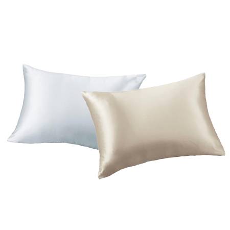 ＜昭和西川＞シェールソワ　シルクピローケース　封筒式　63×43cm用（全２色）