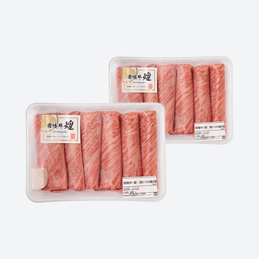 ＜藤井商店＞『常陸牛 煌』すき焼き用 800g(肩ロース)