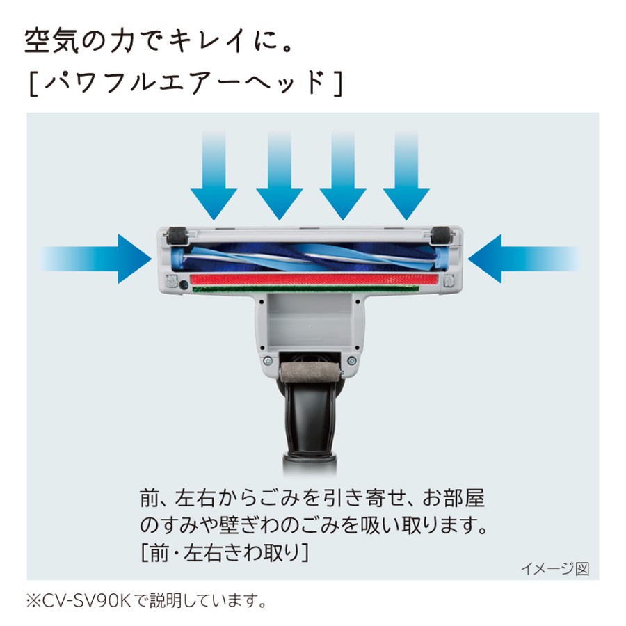 <日立>CV-SV90K(W) サイクロン式掃除機