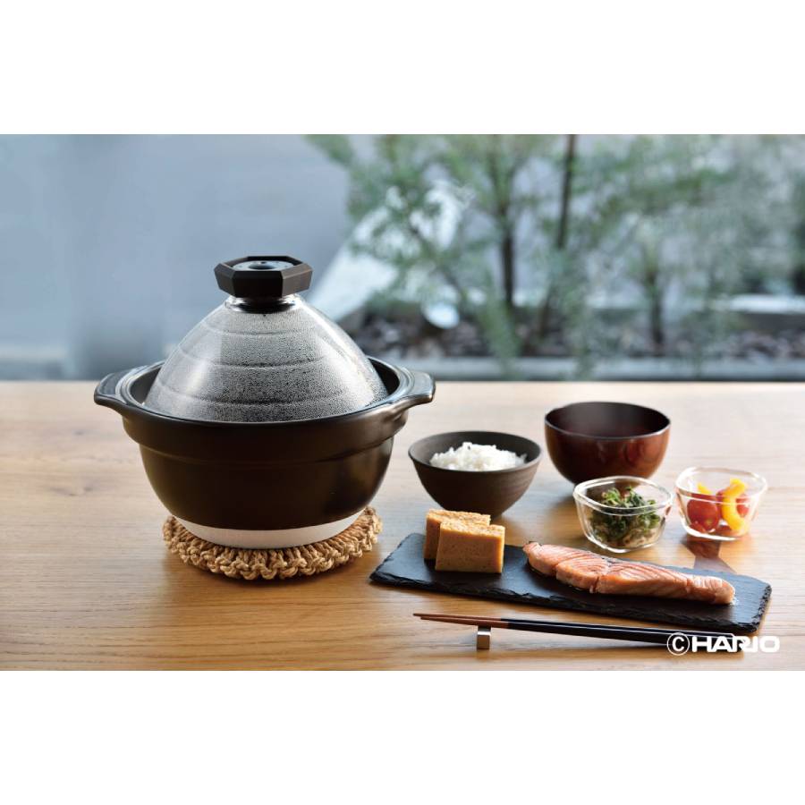 HARIO＞フタがガラスのご飯釜2～3合 | 茨城県古河市 | 三越