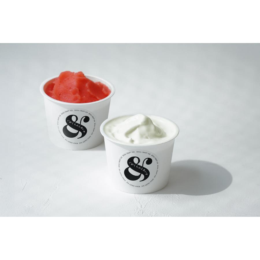 こがくらふとあいす& 8個セット(牛乳&いちご)