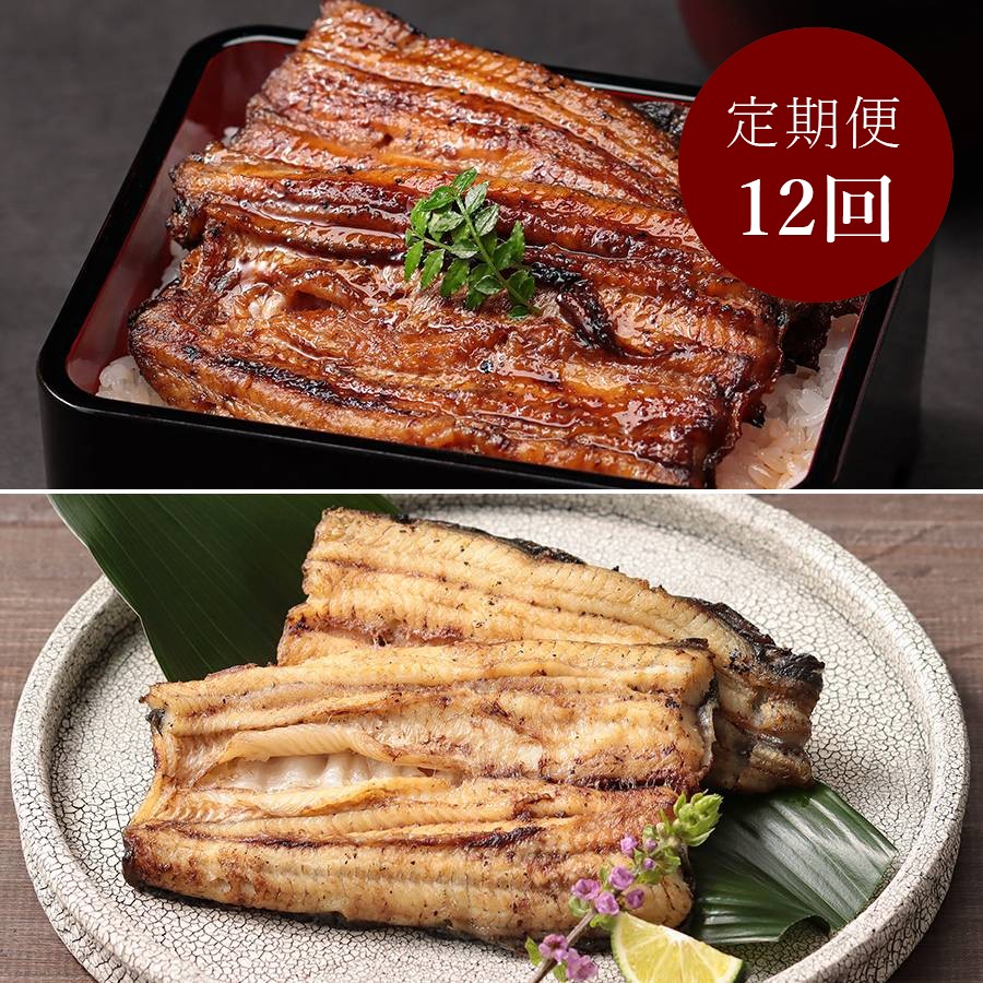 ＜増田家＞うなぎ　かば焼き/白焼き　特上2人前　備長木炭使用【12か月定期便　交互にお届け】（三越伊勢丹選定）