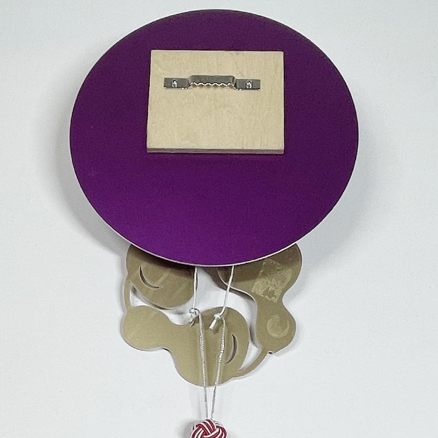 ＜ALART＞五穀豊穣　めでた紋　瓢箪　紫