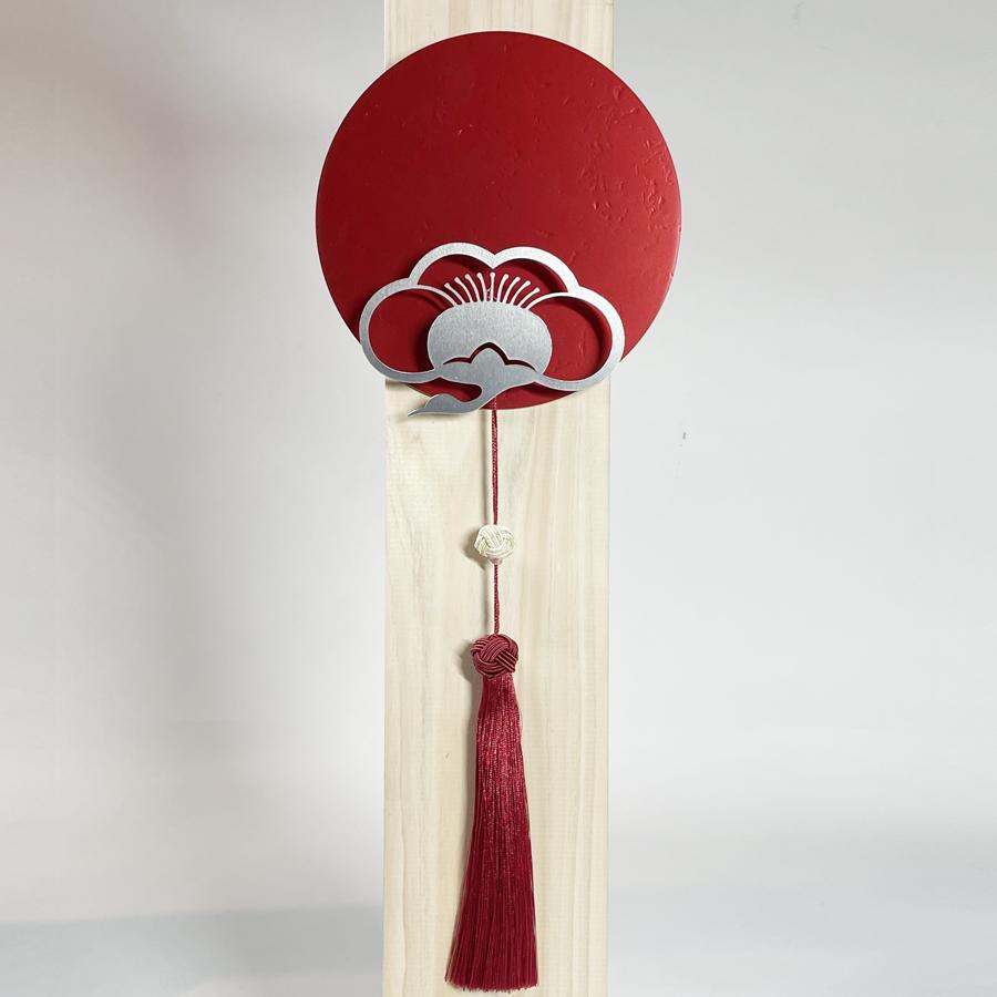 ＜ALART＞五穀豊穣　めでた紋　鶴　赤