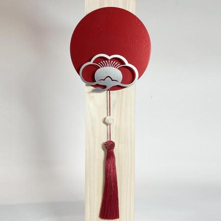 ＜ALART＞五穀豊穣　めでた紋　鶴　赤