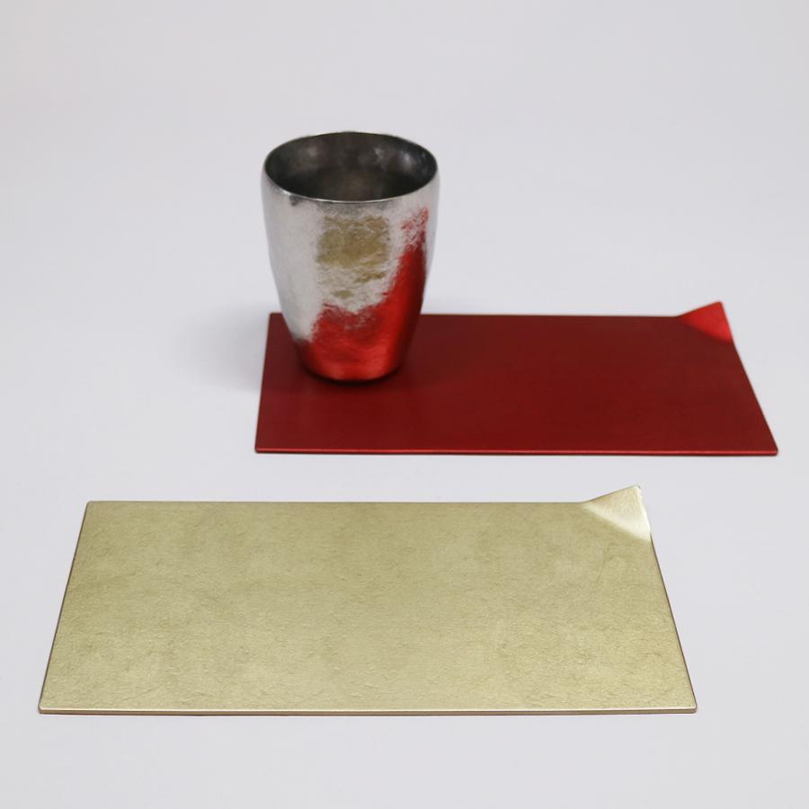 ＜ALART＞折紙トレー　2枚セット　白金・紅