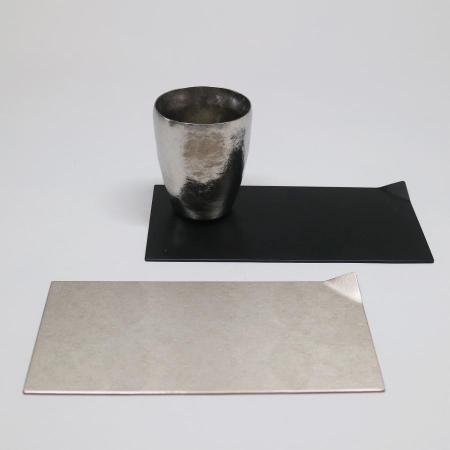 ＜ALART＞折紙トレー　2枚セット　漆黒・白銅