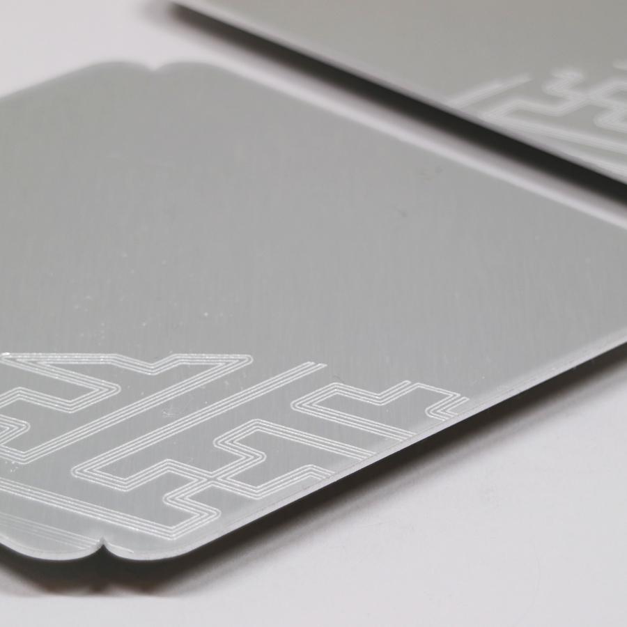 ＜ALART＞菓子トレー　ひし紋　シルバー　2枚セット