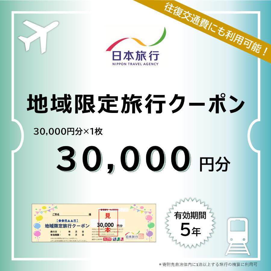 ＜日本旅行＞日光市　地域限定旅行クーポン　3万円分