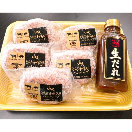 とちぎ和牛入りハンバーグ5ヶ入り タレ付