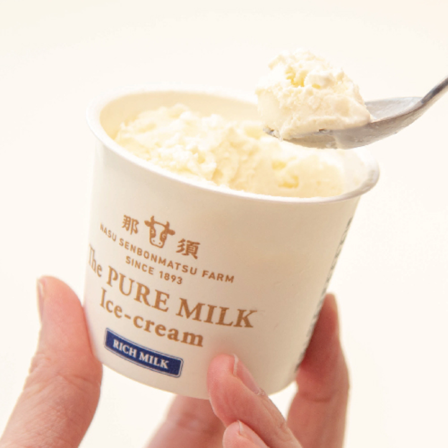 ＜那須　千本松牧場＞The PURE MILKアイスクリーム6個セット110ml/個×6個