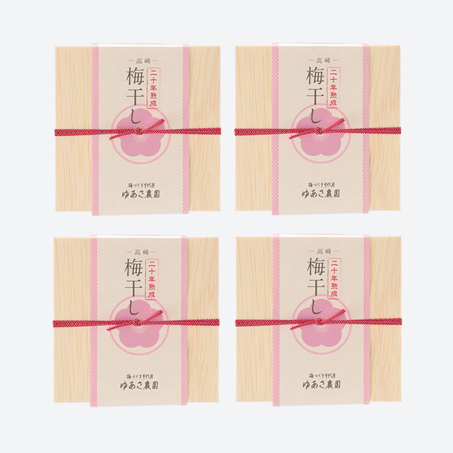＜ゆあさ農園＞20年熟成梅干し　100g×4セット