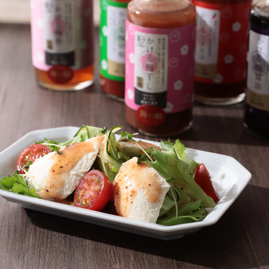 ＜ゆあさ農園＞かける梅調味料　5種6本セット