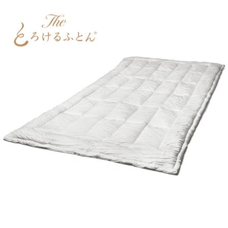 ＜Theとろけるふとん＞敷きパッド　シングル　ホワイト