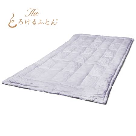 ＜Theとろけるふとん＞敷きパッド　シングル　ラベンダー