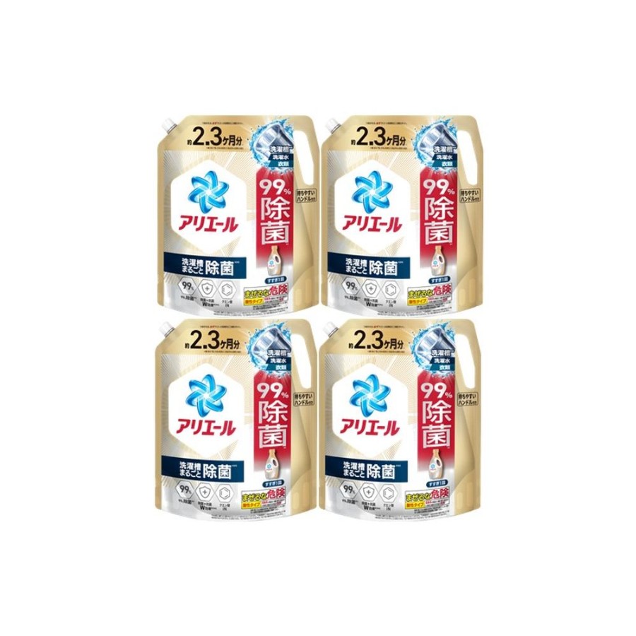 <P&G>アリエールジェル除菌プラス つめかえ超ウルトラジャンボサイズ1720g×8