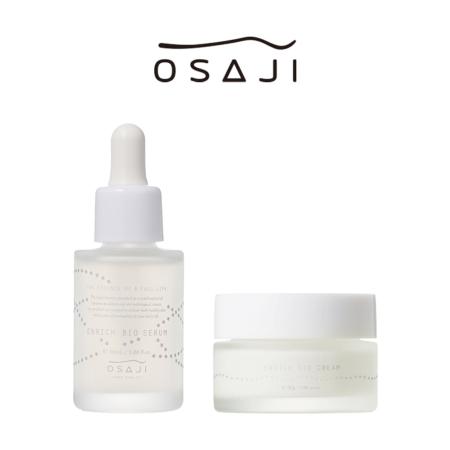 ＜OSAJI/オサジ＞エンリッチバイオセラム（導入美容液）・クリームセット