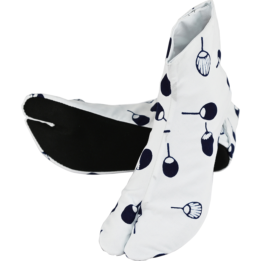 <SAMURAITABI>竺仙足袋 うちわ柄