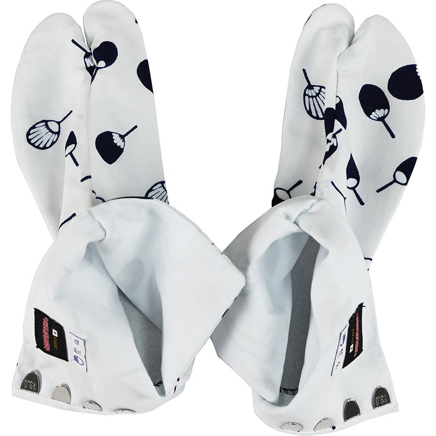 <SAMURAITABI>竺仙足袋 うちわ柄