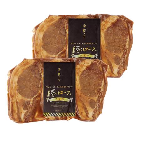 秩父名物「かごしま黒豚・黒宝豚」ロース味噌漬け600ｇ