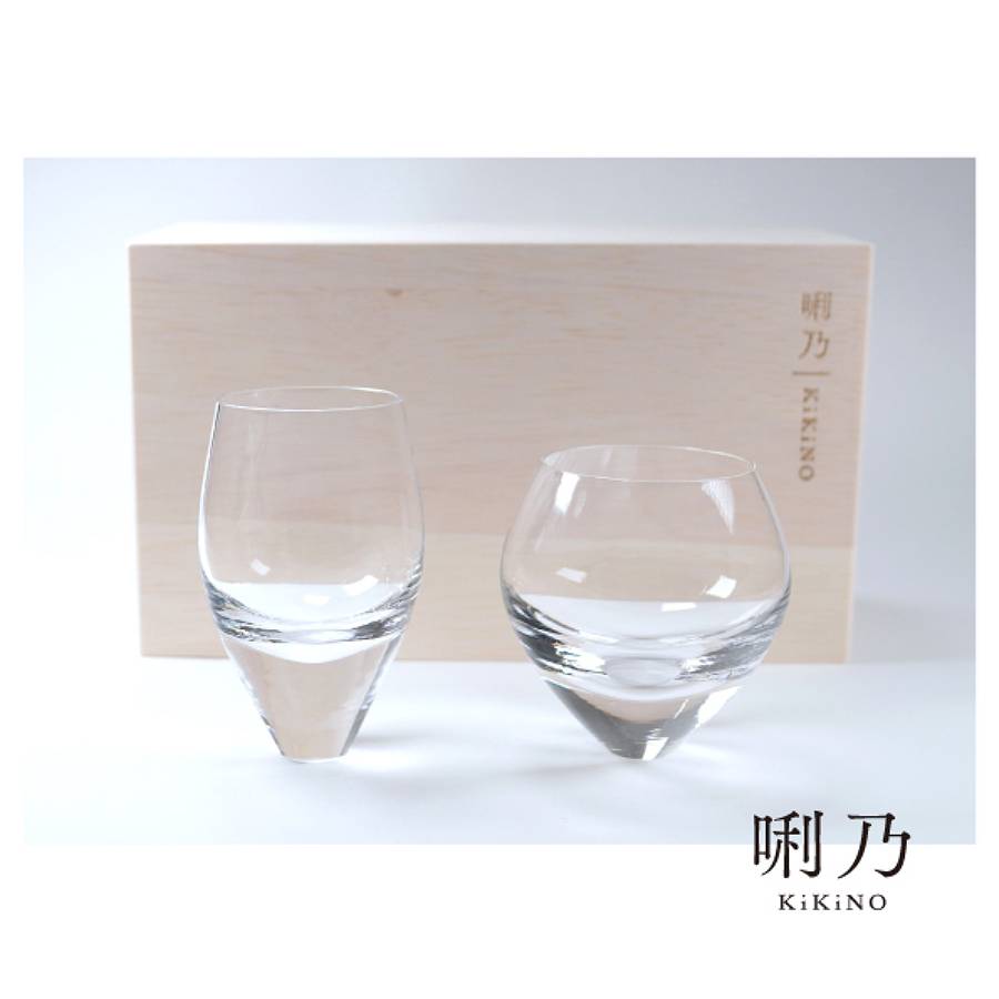＜Sghr スガハラ＞日本酒グラス「KiKiNO」 ビギナーセット