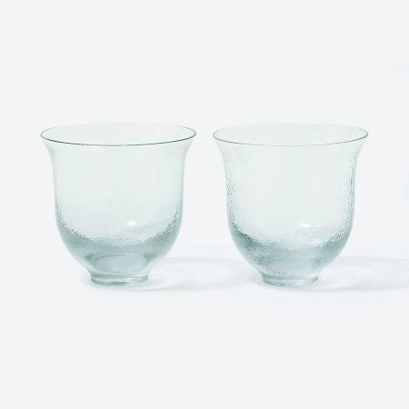 ＜Sghr スガハラ＞茶楽 グラスＭ2個セット(リサイクル)
