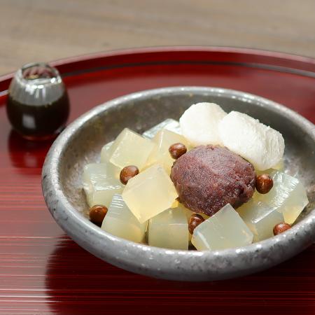 <寒天工房 讃岐屋>あんみつセット小倉餡