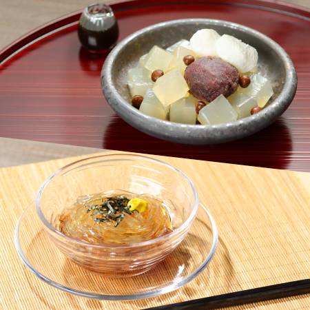 <寒天工房 讃岐屋>あんみつところてんセット小倉餡